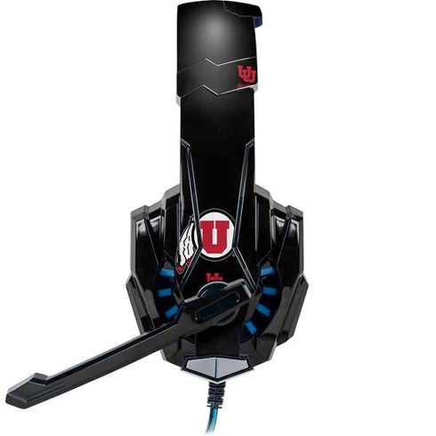 University of Utah Circle and Feather on Black BENGOO G9000 Skin